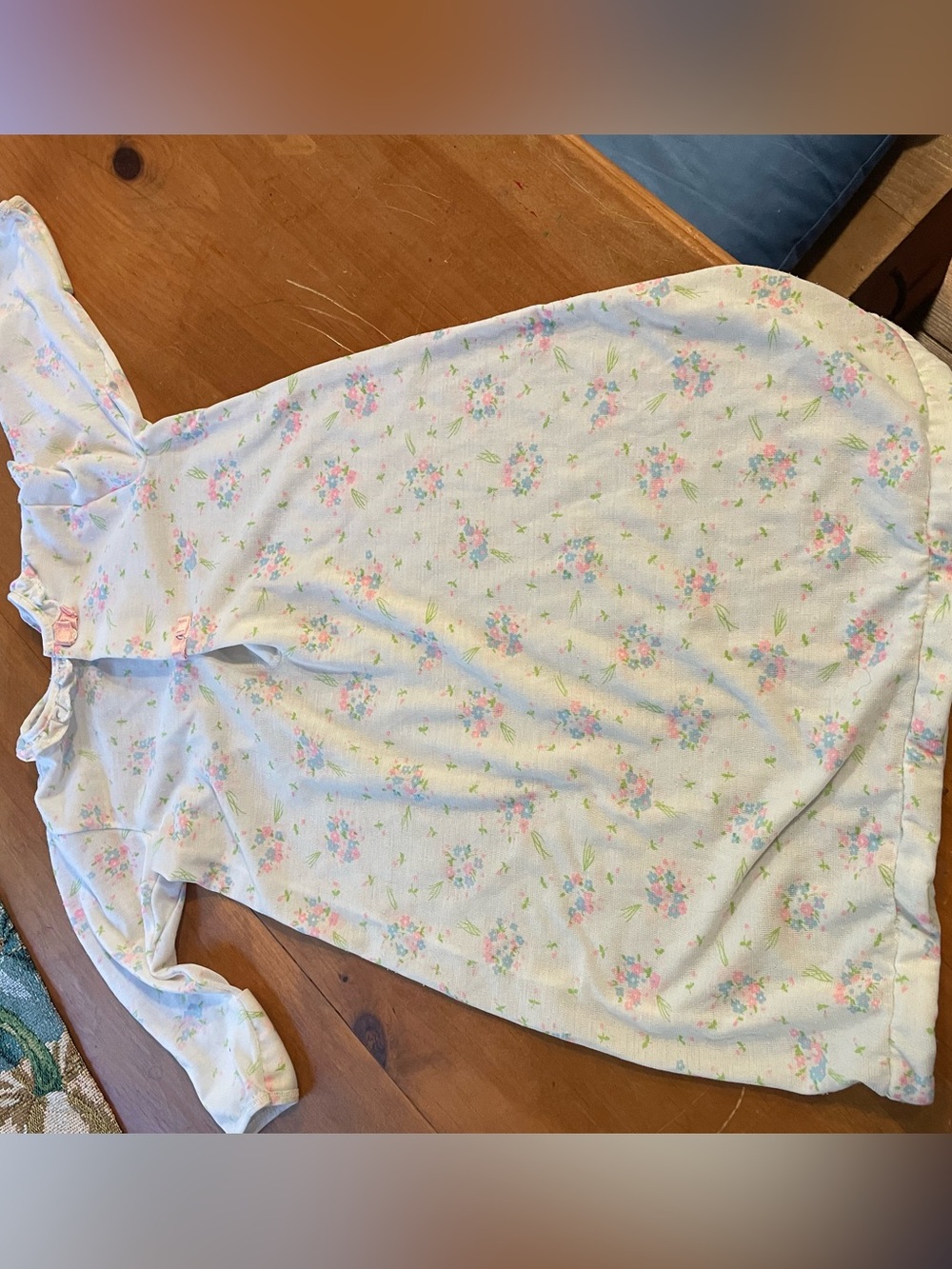 Carter's Pastel Pink and Blue Floral Baby Sleep Gown